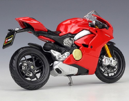 BBURAGO 1:18 Ducati Panigale V4 modelo moto embalaje original - Imagen 3 de 4