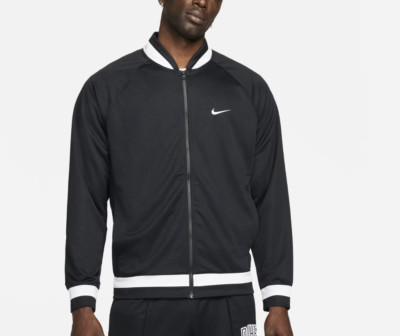 Nike M NK JKT  Starting Five Herren langarm Sport Jacke Schwarz Weiß Größe M L
