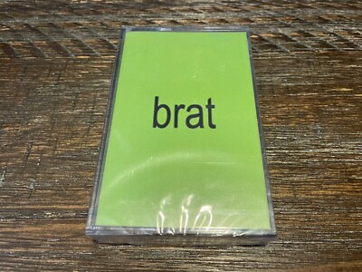 Charli XCX ''Brat'' (Cassette, Atlantic, 2024) Transparent Black Tape