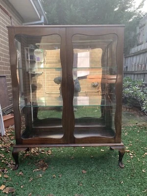 Queen Anne Crystal Display Cabinet Cabinets Gumtree Australia