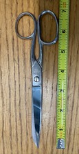 Vintage Italy Hot Drop Forged Steel Cutting Sewing Scissor