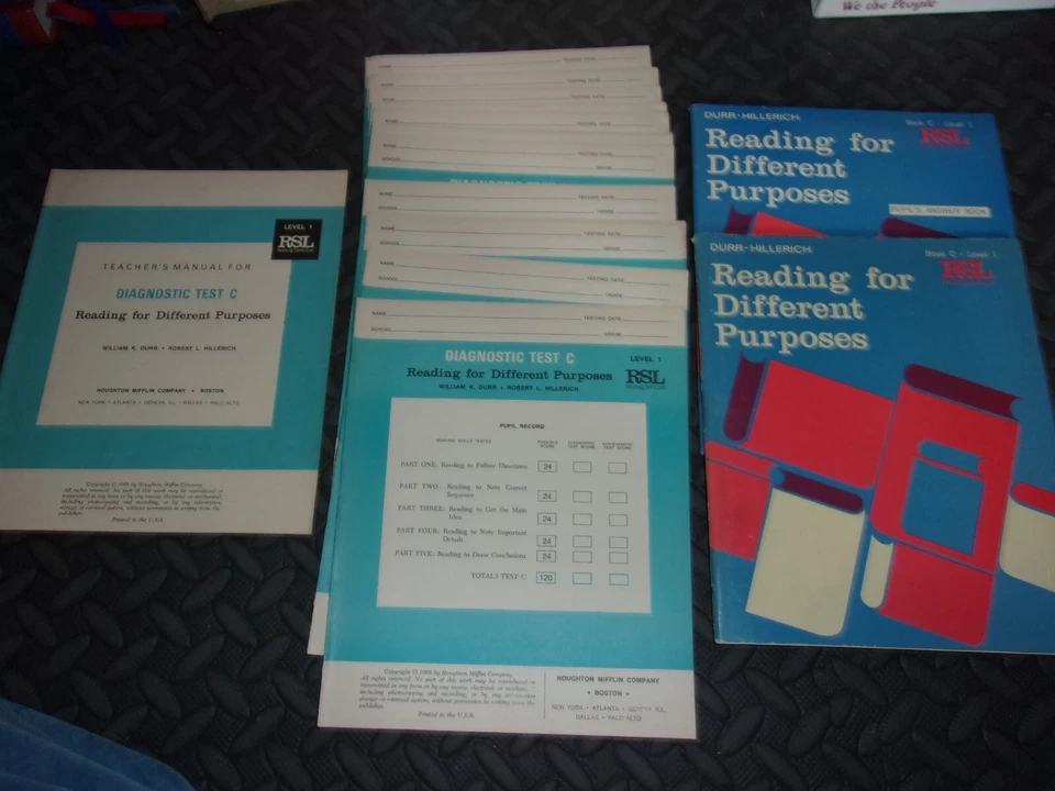RSL Reading Skills Lab Houghton Mifflin Level 1 Book A B C Durr Hillerich Sra - Image 4 of 4