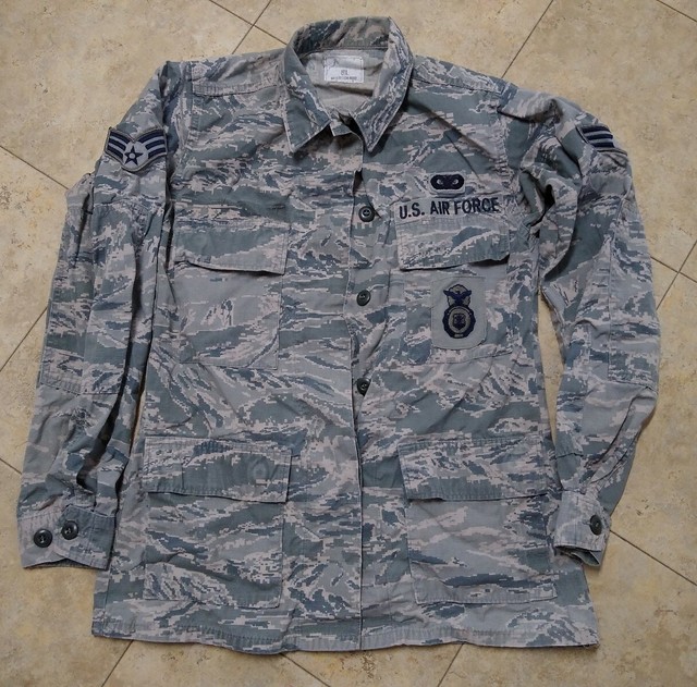 US AIR FORCE Combat Uniform Field Military Jacket Digital Camouflage Woman's 8L | eBay