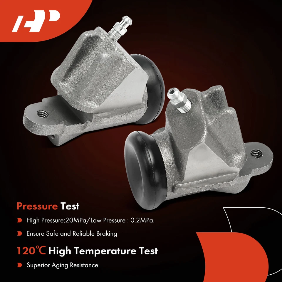 Cilindro de rueda de freno de tambor inferior delantero 2 piezas para Plymouth Belvedere Suburban 1959 Foto 4 de 4