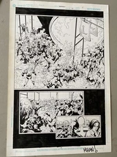 POP MHAN original Art For An Issue Of Batgirl Issue 70 Really Nice Tight Inking