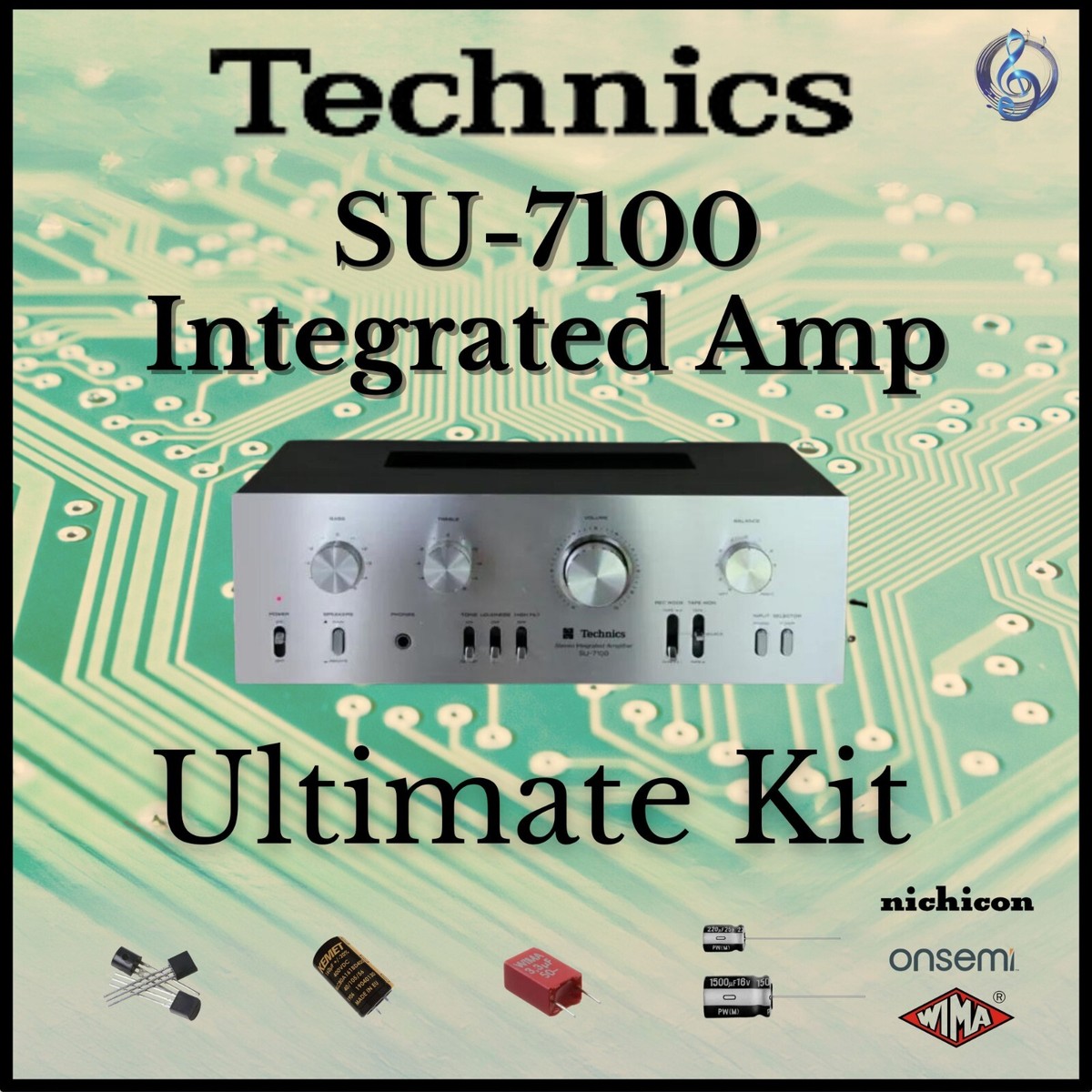 Technics SU-7100 Integrated Ultimate Upgrade Kit Genuine Parts