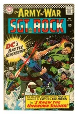 OUR ARMY AT WAR #168 5.5 // 1ST APPEARANCE OF THE UNKNOWN SOLDIER DC COMICS 1966