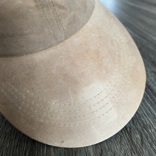 Vintage CC Filson Waxed Canvas Long Bill Fishing Cap Hat Size Medium - Picture 12 of 12