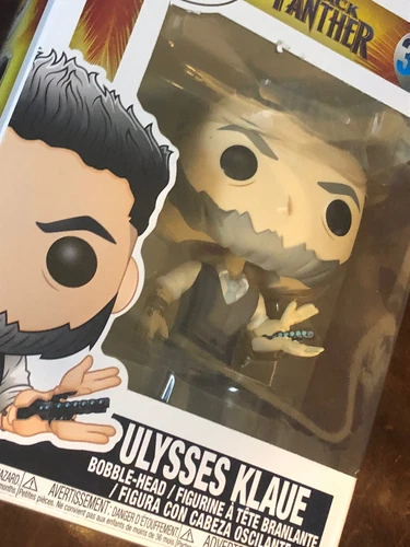 FUNKO POP ULYSSES KLAUE 387 BLACK PANTHER S01 BOX NOT MINT