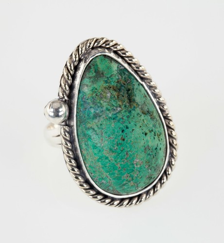 Terrific Topazio Blu Gemma 925 Argento Sterling Artigianale Anello Tutti Misura