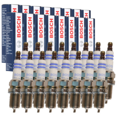 16x BOSCH FR7KPP33U+ 0242236544 Zündkerze für MERCEDES W203 A209 R171 55AMG M113