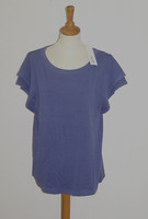 Damen-T-Shirt, Esprit, Gr. L, Kurzarm Blau, Neu