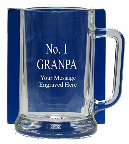 No 1 GRANPA GLASS TANKARD GT115 - Picture 1 of 1