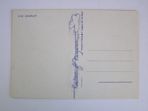 Charlie Chaplin Poster French Postcard - Picture 2 of 2