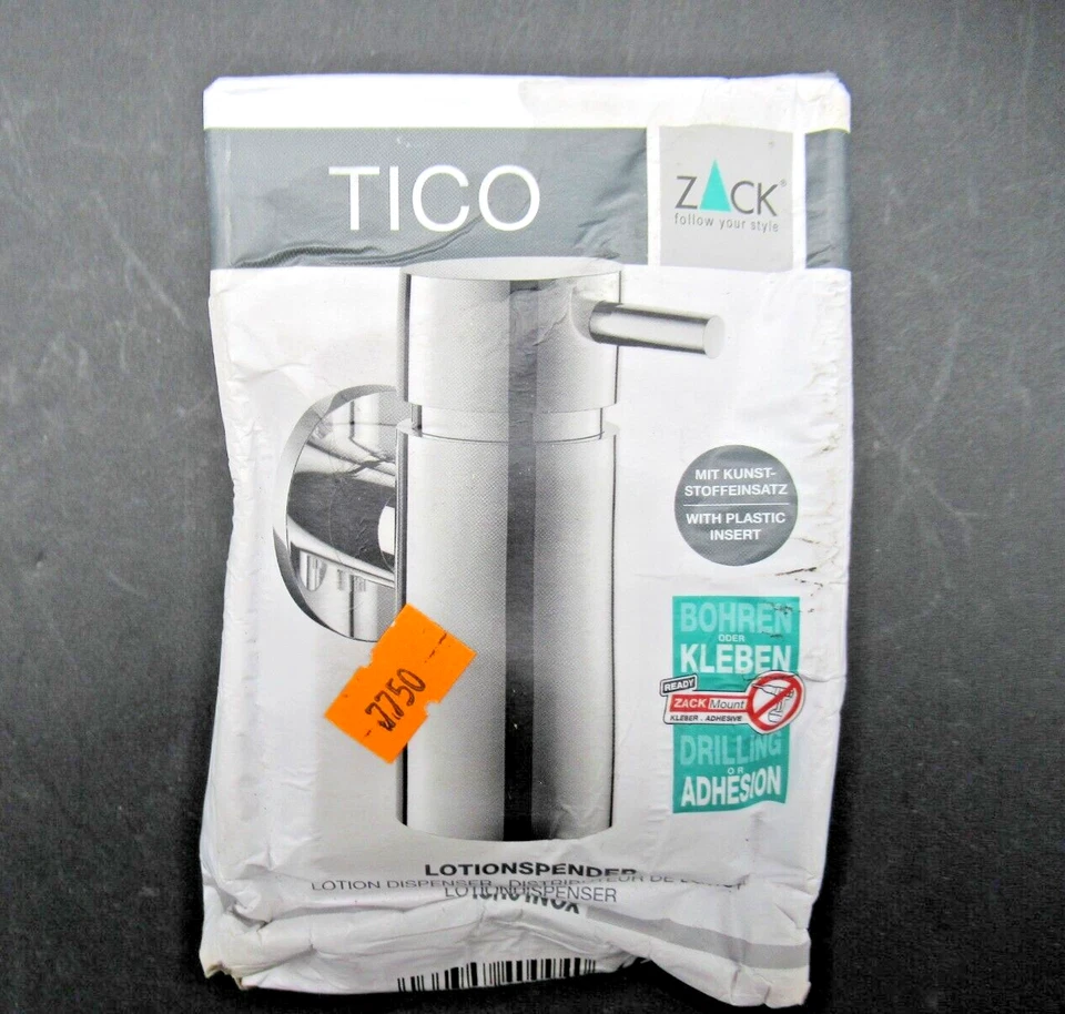 ZACK Tico 40094 Lotionspender 130ml Edelstahl NEU - Bild 2 von 4