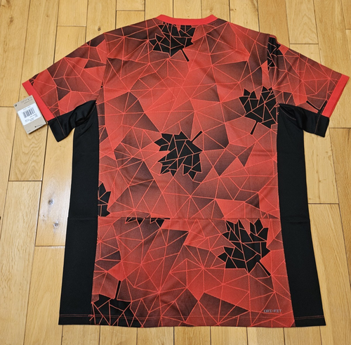 NWT Nike 2023/24 CANADA Women National Team Home Soccer Jersey Kit Men's XL New - Picture 2 of 17