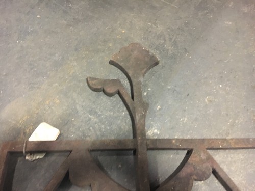 c1880-90 antique cast iron Victorian widows walk roof crest panel 24.5" h x 19"w - 第 6/12 張圖片