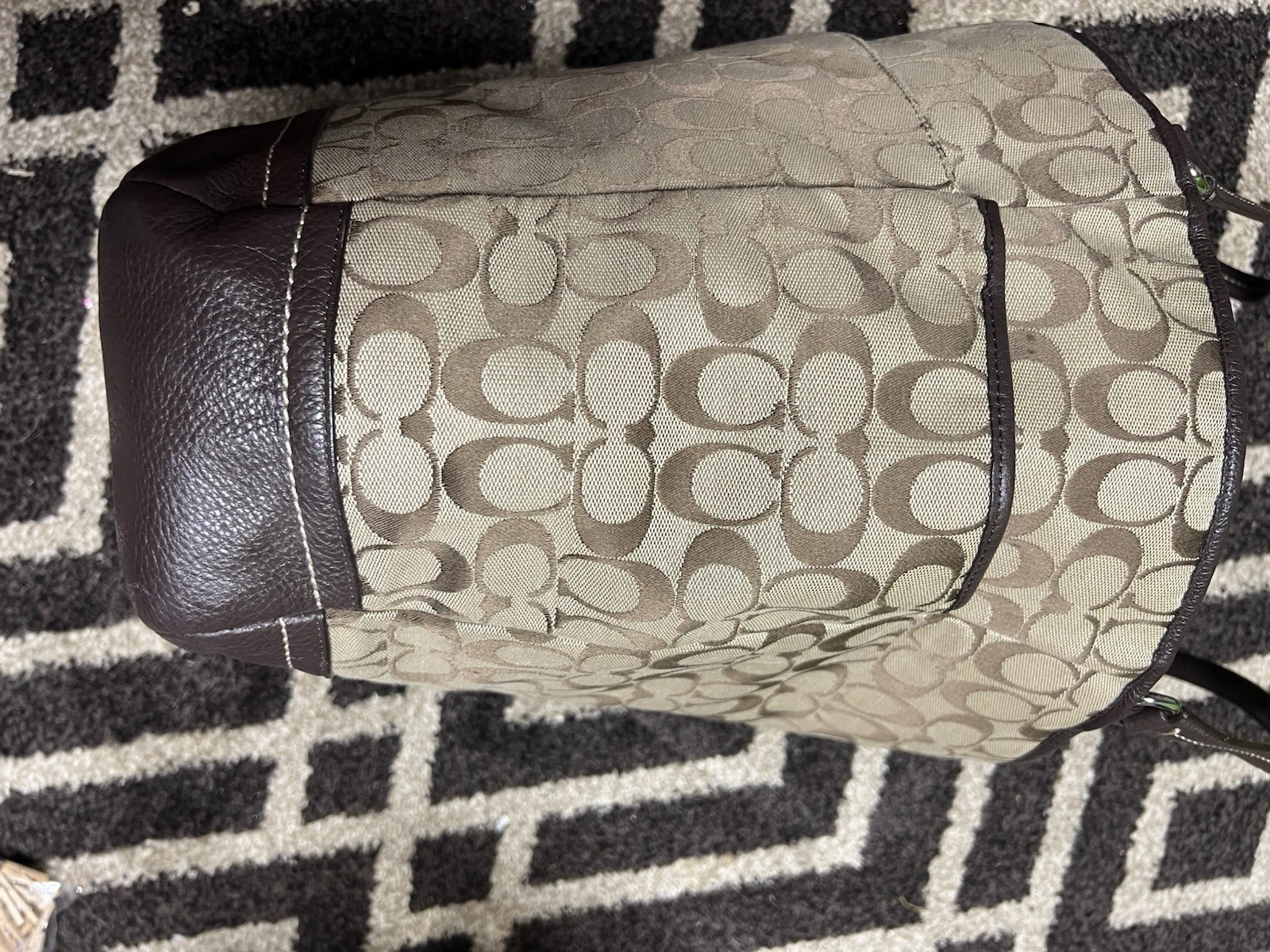 Borsa a mano Coach Park Signature North South