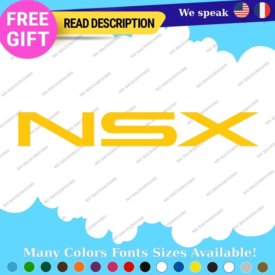 Fits VTEC NSX Acura RSX Type Decals Stickers Vinyl Integra DC2 JDM TSX TLX RDX Foto 4 de 4