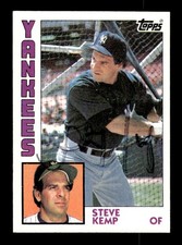 1984 Topps #440 Steve Kemp HAND SIGNED AUTO