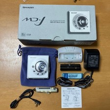 SHARP Portable MD Player MD-ST700-S Silver sound output confirmed
