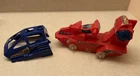 Vintage HeMan MOTU Parts - Attak Trak Vehicle & Point Dread Talon Fighter Top