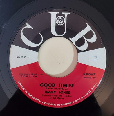Jimmy Jones  GOOD TIMIN' (GREAT ROCK N ROLL 45) #9067 PLAYS VG++