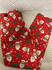 🎅 Suitmeister Men's Christmas Santa Holiday Suit Pants (US Medium)🆕AS SHOWN