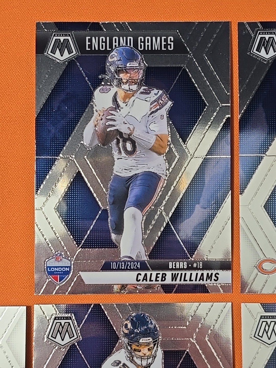 🟠🐻🔵 2025 MOSAIC CHICAGO BEARS COMPLETE BASE TEAM SET (13 CARD LOT) 🟠🐻🔵