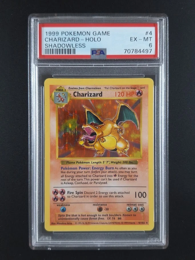 Charizard Pokémon TCG Professional Sports Authenticator (PSA