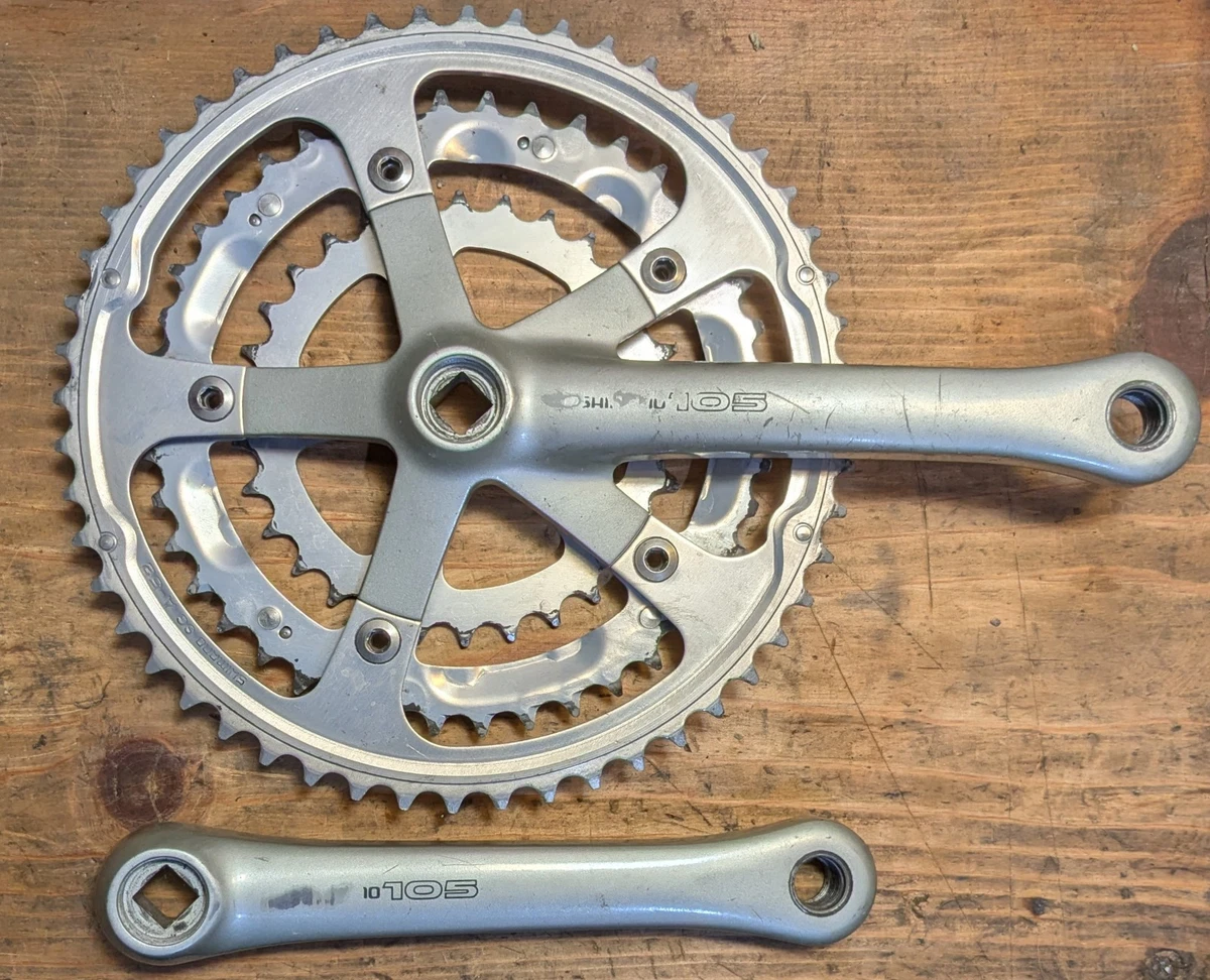 Shimano 105 Triple In Bicycle Cranksets for sale - eBay