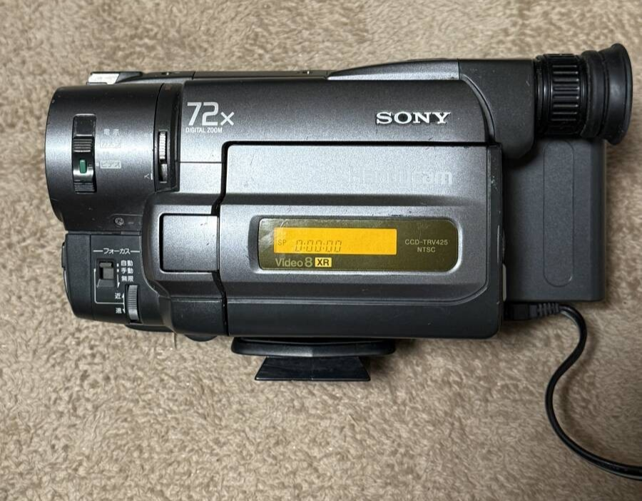 SONY ビデオカメラ　CCD-TRV425 動作品　ハンディカム Sony CCD-TRV425 Handycam Video Camcorder 8mm Video8 JAPAN | eBay