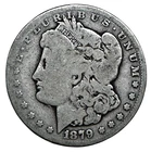 US 1879 CC Morgan Silver Dollar AG - G Silver Carson City $1.00 Coin