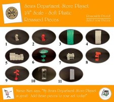 MARX Vintage Sears Store Shopping Center Playset - Reissued or 3D Printed Pieces