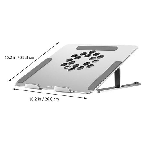Notebook-Kühler Laptopständer Aus Legierung Laptop-Kühler Mit LED-Lüfter - Bild 6 von 12