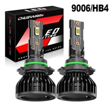 2x 9006 Hb4 Led Headlight Bulb Kit Low Beam 6500k 100w 12000lm White Light New