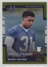 2017 Panini Donruss Rookies Press Proof Gold 44/50 Quincy Wilson #361 k1x