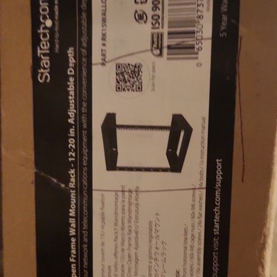 StarTech.com Open Frame Wall Mount Rack 12-20 in 19 in RK15WALLOA39