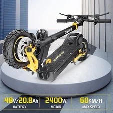 IENYRID Electric Scooter 48v 2400W For Adult 10"Off Road Fat Tires Fast Speed US