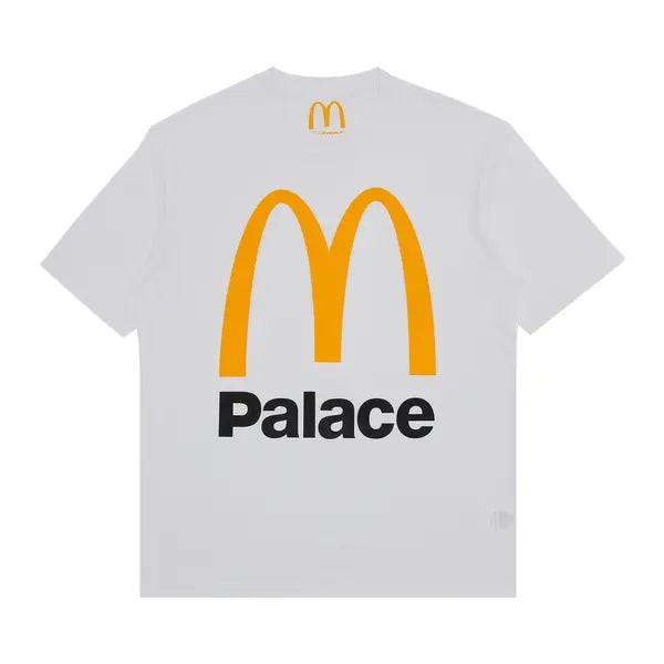 Palace x McDonald's Logo T-shirt White PMT003L Authentic Brand New