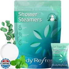 Shower Steamers Aromatherapy -18 Packs Eucalyptus Mint Shower Bombs, Birthday