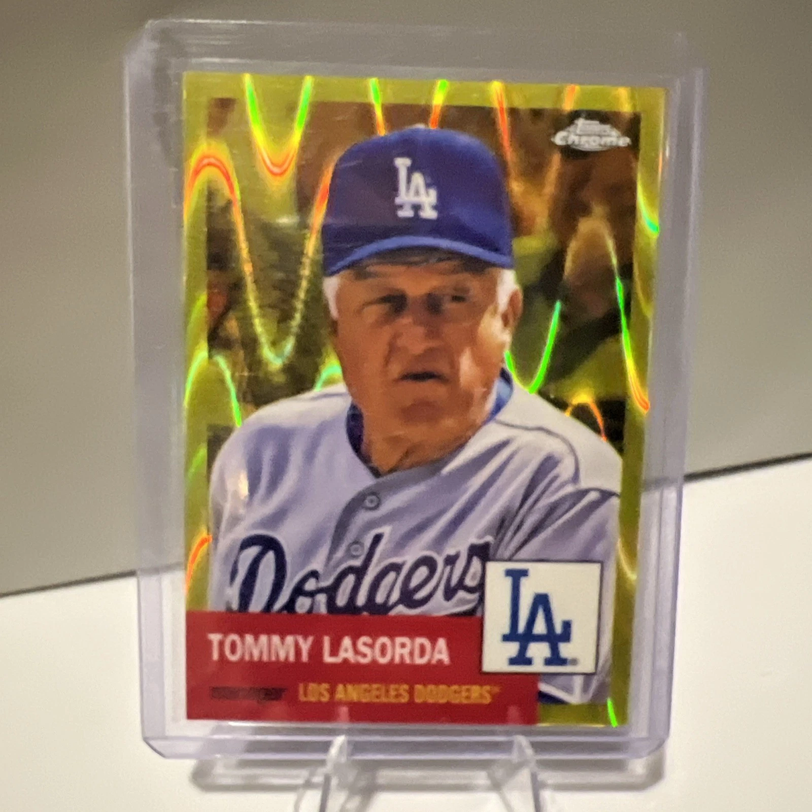 2022 Topps Chrome Platinum Anniversary-Tommy Lasorda #356 RayWave Refractor /250