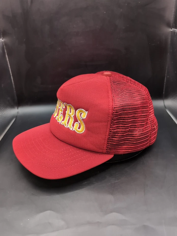 Gorra de camionero vintage de malla de los San Francisco 49ers NFL hecha en EE. UU. Foto 2 de 4