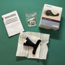 Moen Lindor MY8703BL Double Robe Hook. Matt Black Finish. OPEN BOX.