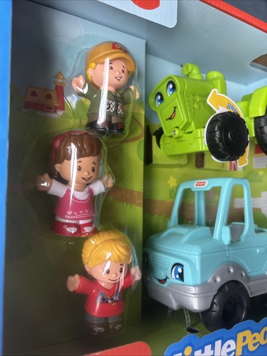 FISHER PRICE Little People Truckin Along Vehicle Gift Set 1-5 Toddler - Afbeelding 7 van 10