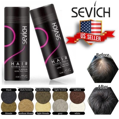 SEVICH Hair Building Fiber Hair Loss Concealer Instant Thicker Hair Spray Powder