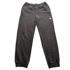 The North Face Jogger Sweatpants Men's Size M Black Logo Fleece Athletic Casual