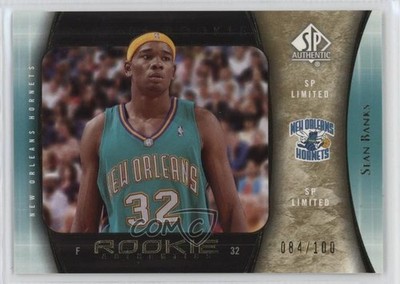 2005-06 SP Authentic Authentics Limited 84/100 Sean Banks #154 Rookie RC 4w8