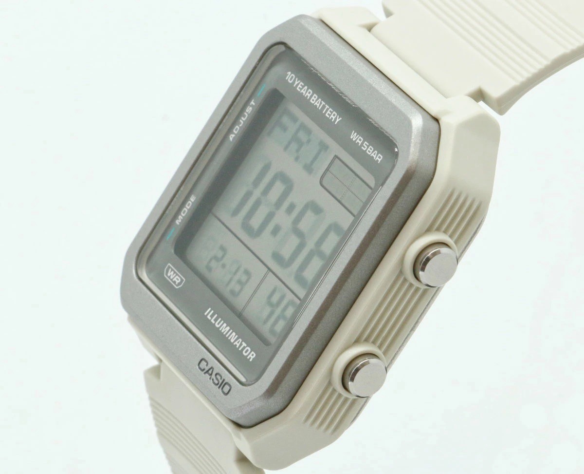 専用　CASIO Collectionアイボリー W-221H-8AJF 3本 CASIO Collection STANDARD Watch W-221H-8AJF Ivory Unisex Japan New