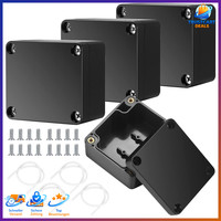 Abzweigdose Wasserdicht IP65 Verteilerdose AußEn Kunststoff Schwarz 63X58X35Mm